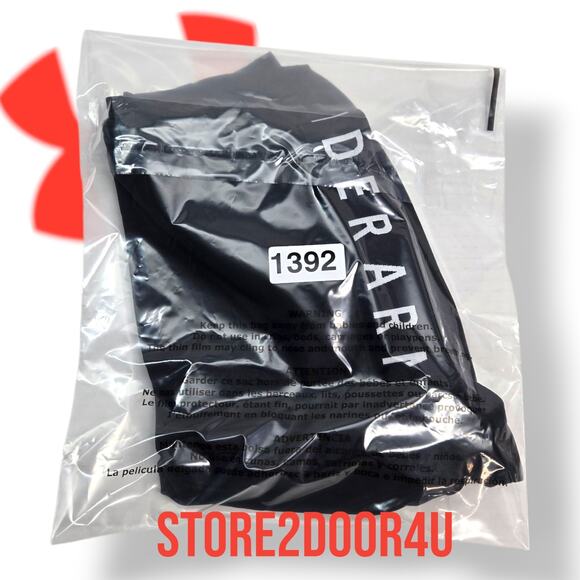 Under Armour Women's LARGE UA Play Up Shorts 3.0 Black Pockets - Picture 9 of 9